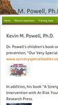 Mobile Screenshot of kevinpowellphd.com